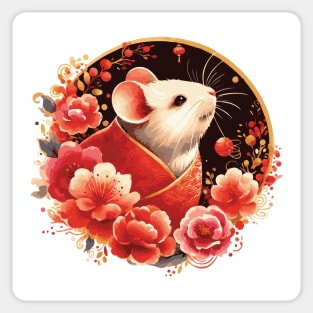 Chinese Zodiac Year of the Rat Sticker